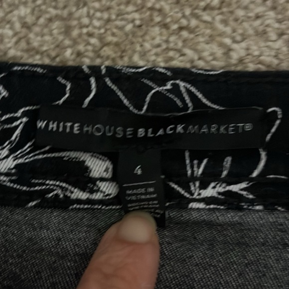 White House Black Market Women's White and Black Corset - Picture 3 of 8